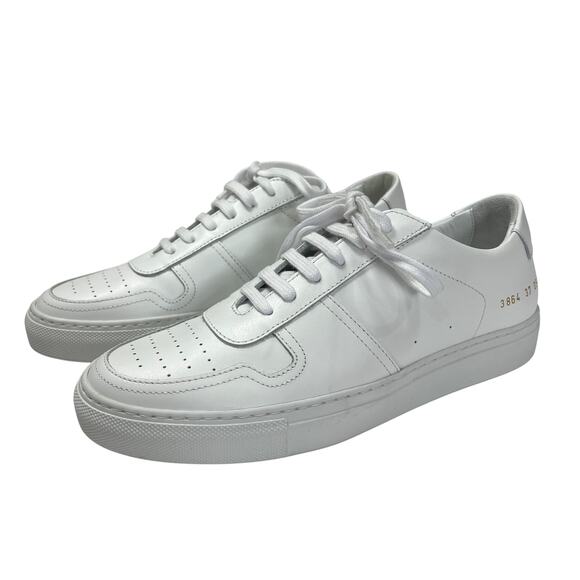 NEW Common Projects BBALL Low Top Sneakers White Shoes 3864 WOMAN EU 37 US 6.5 - Picture 2 of 14